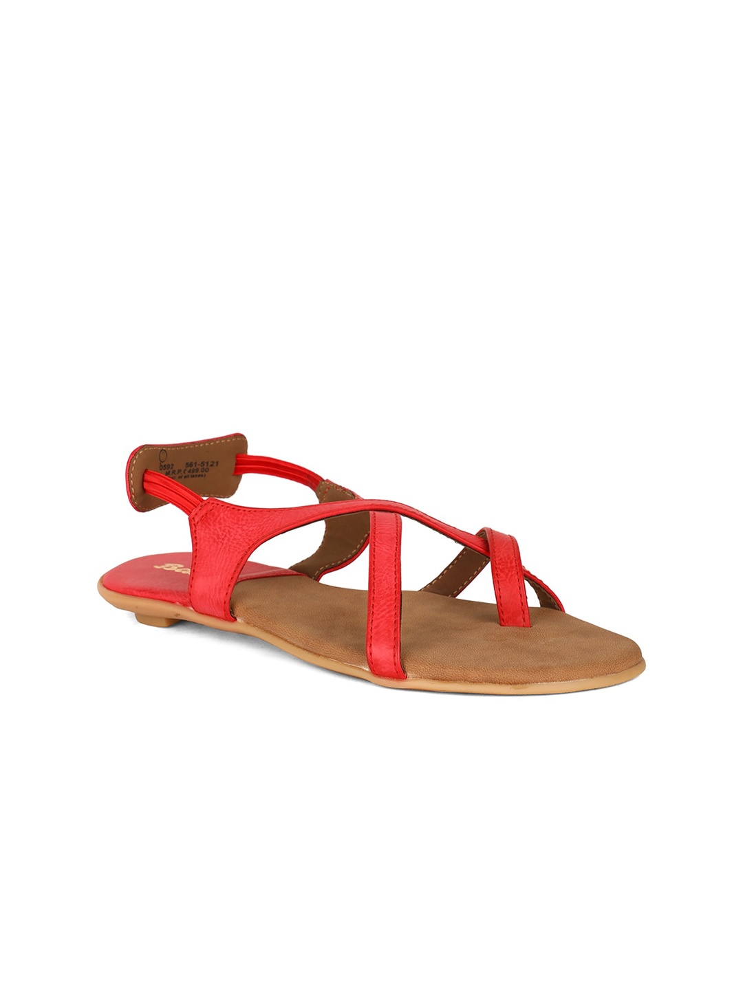 

Bata Women Red One Toe Flats