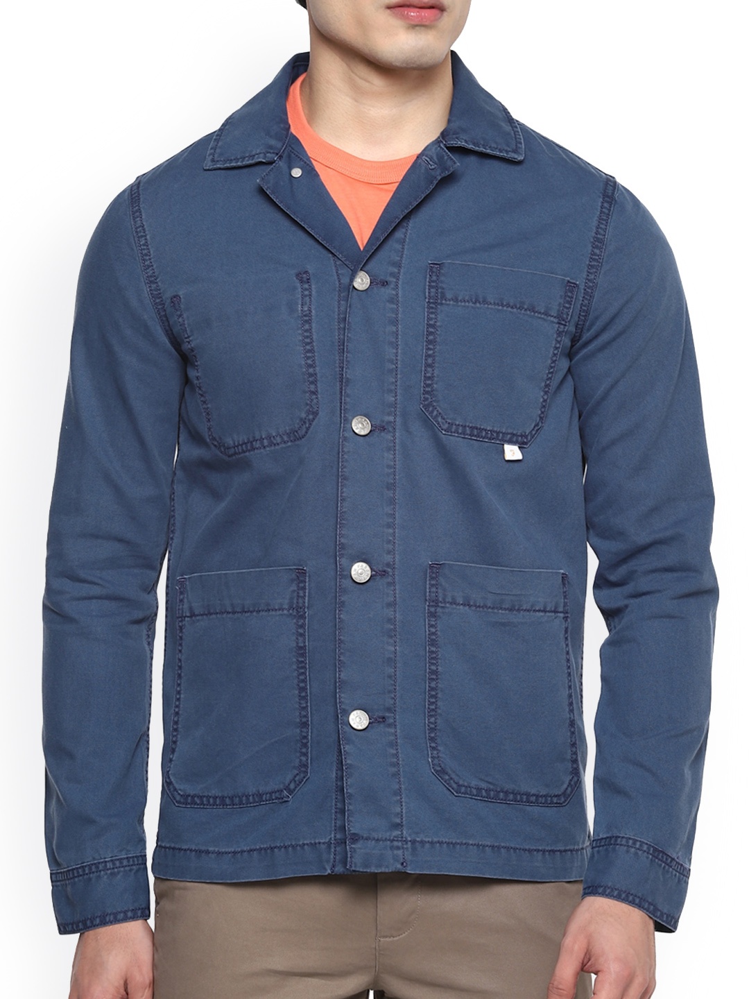 

Farah Men Navy Blue Tailored Jacket