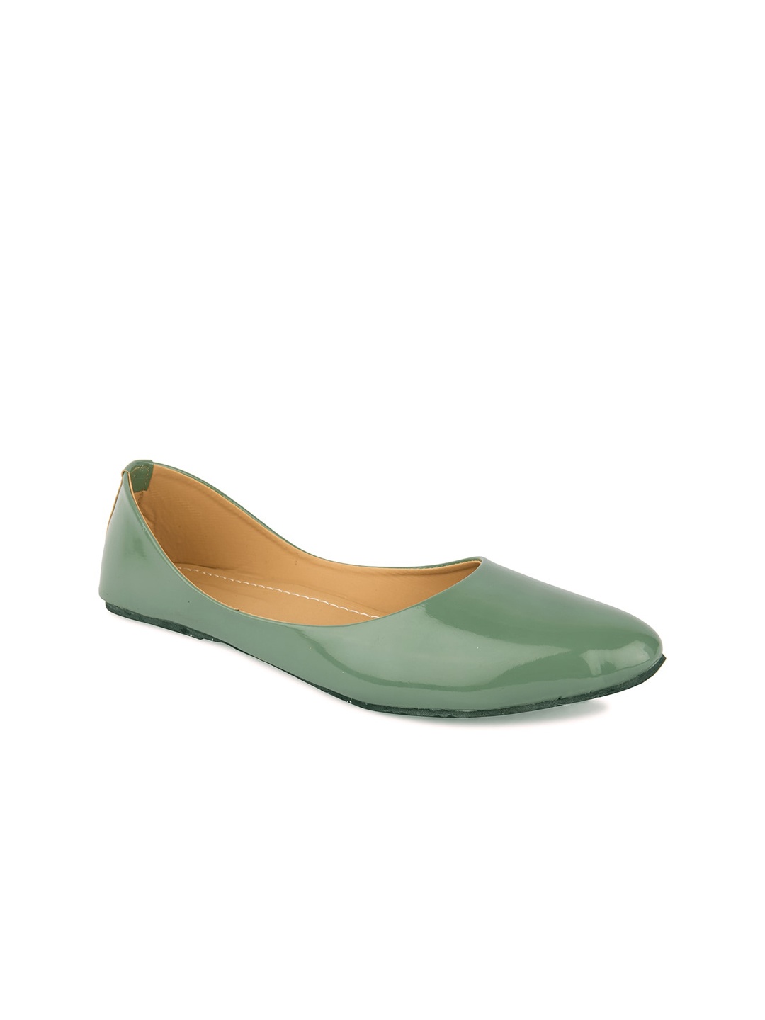 

DESI COLOUR Women Green Ballerinas Flats