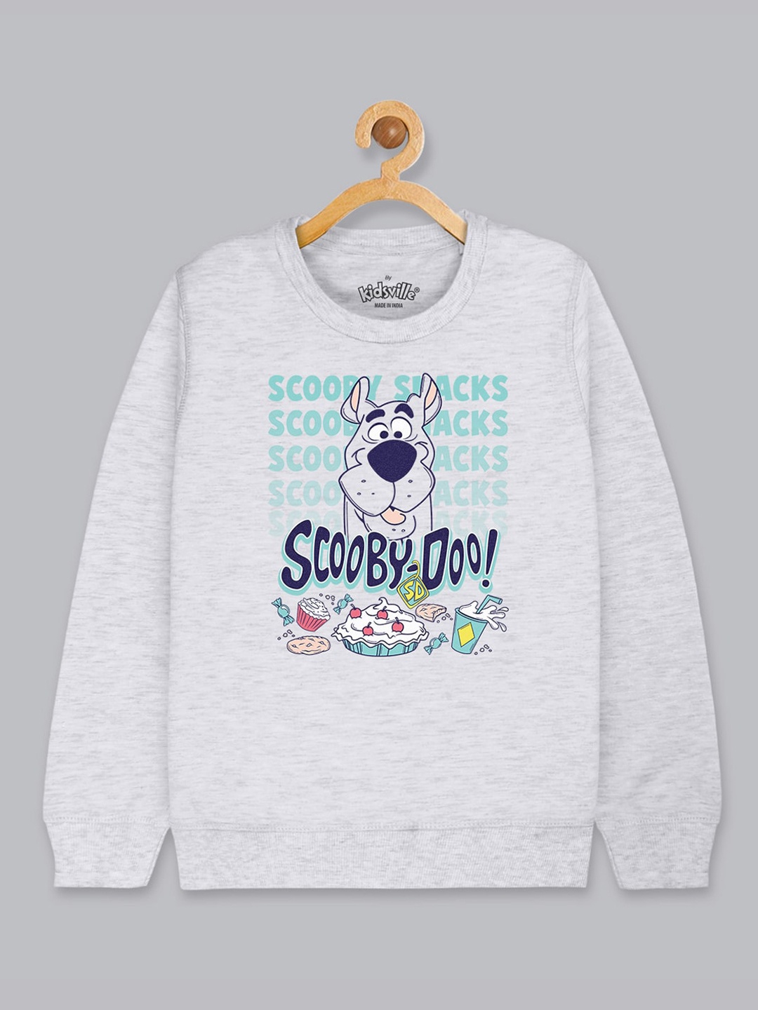 

Kids Ville Boys Grey Scooby-Doo Printed Sweatshirt