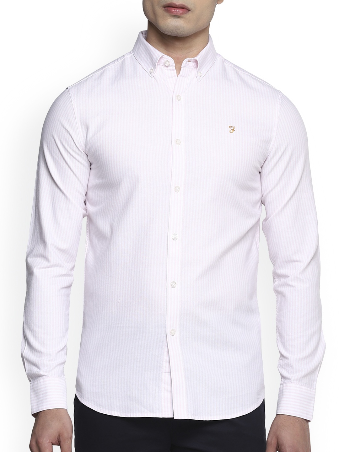 

Farah Men Pink Opaque Casual Cotton Shirt