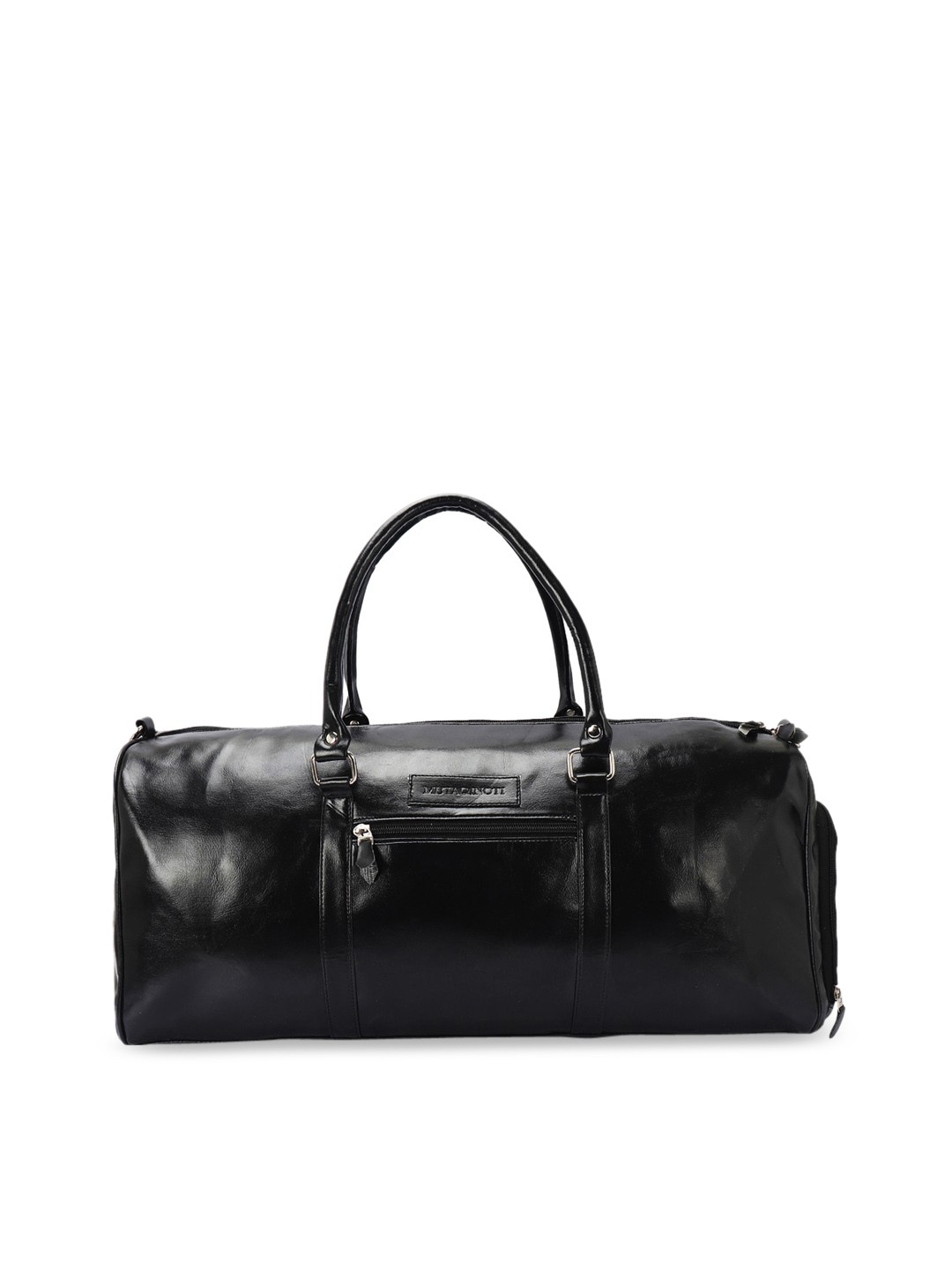 

MUTAQINOTI Black Solid Duffel Bag
