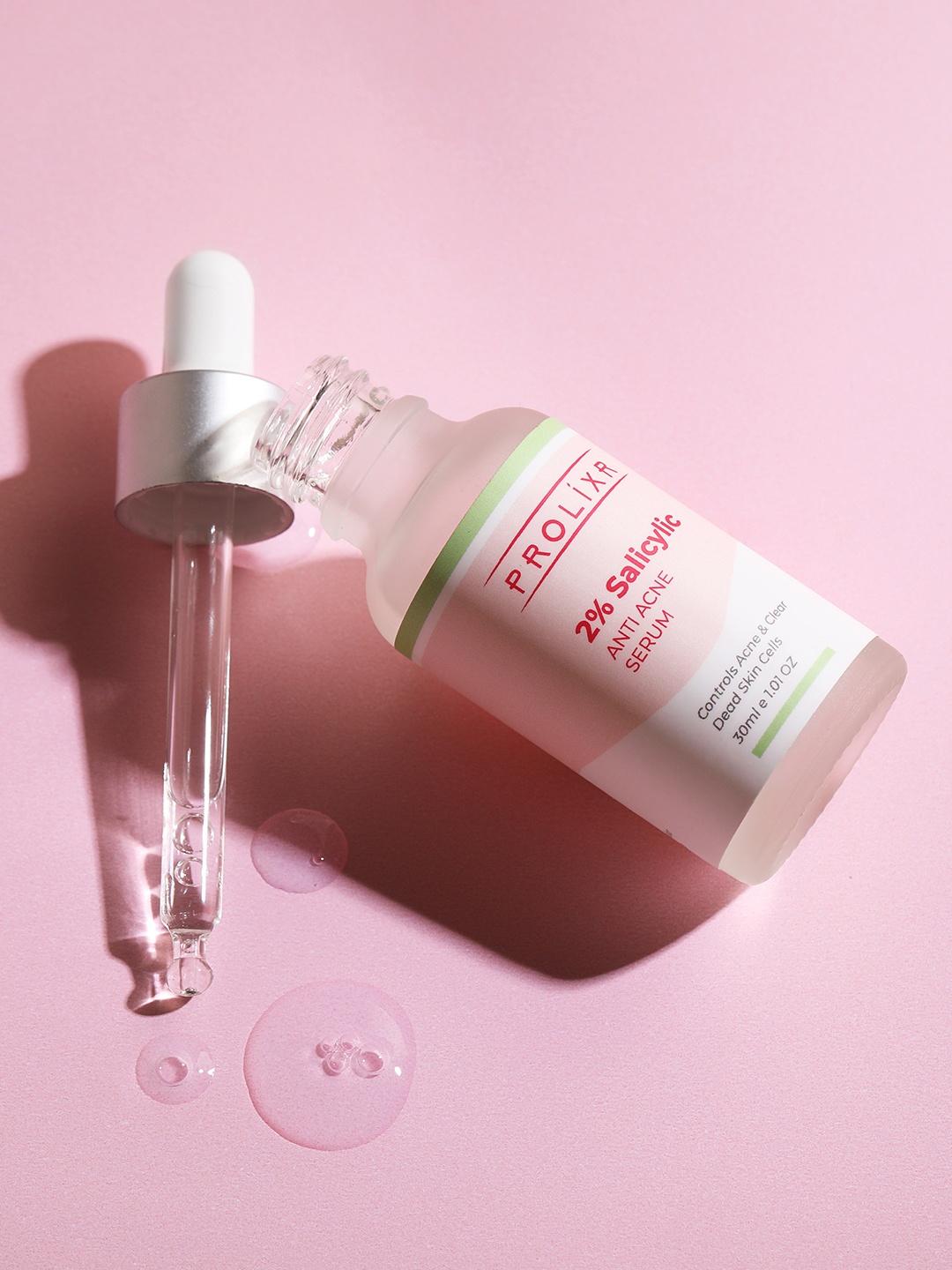 

PROLIXR Salicylic Acid Anti-Acne Serum to Reduces Acne & Fades Blemishes - 30ml, Transparent