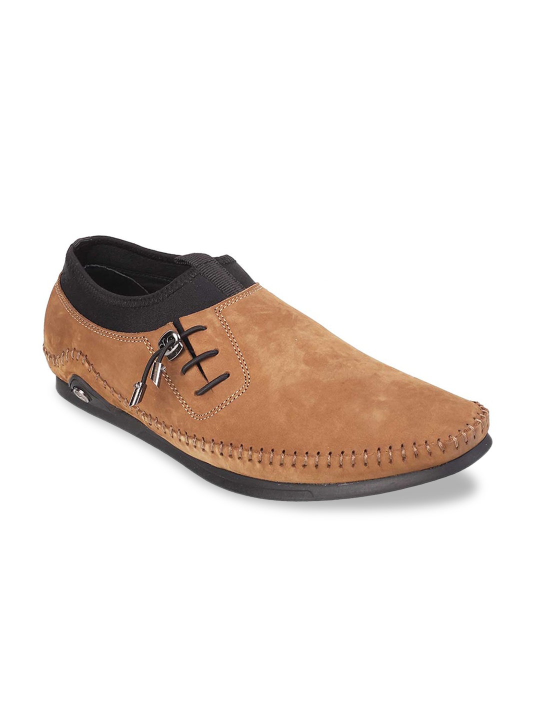 

Metro Men Beige Solid Everyday Loafers