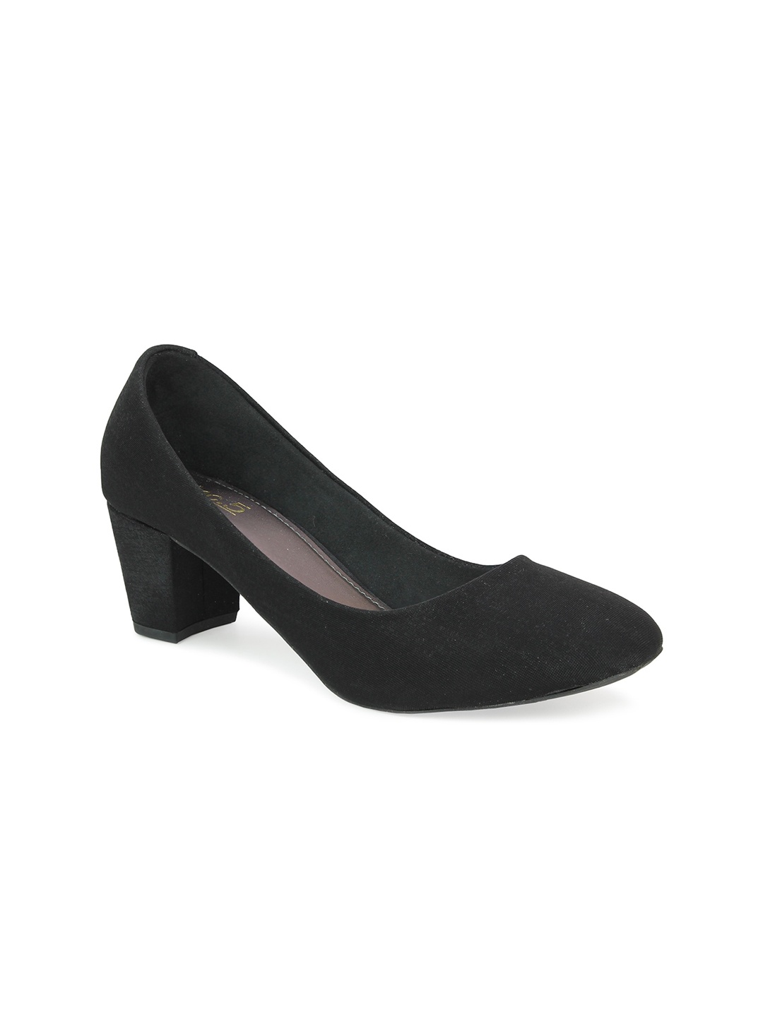 

Inc 5 Women Black Block Pumps