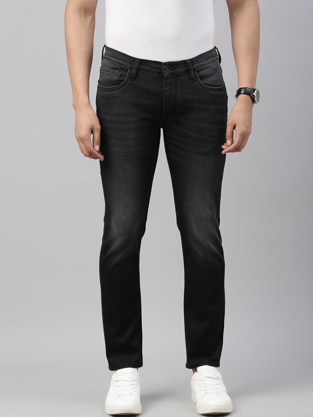 

American Bull Men Black Light Fade Jeans