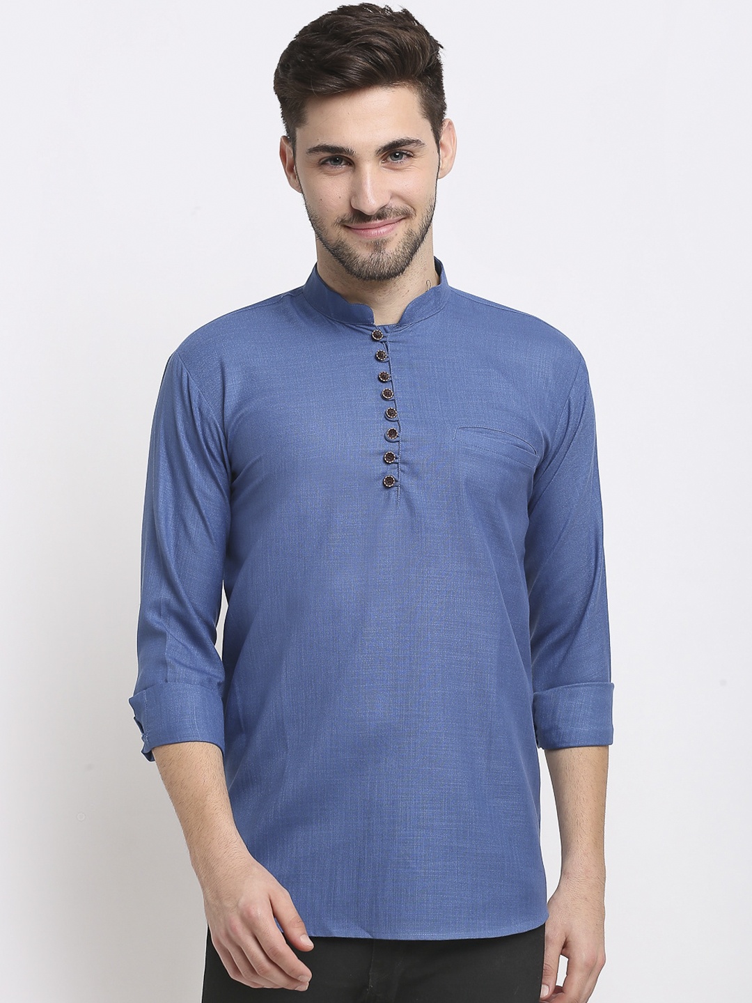 

Jompers Men Blue Kurta