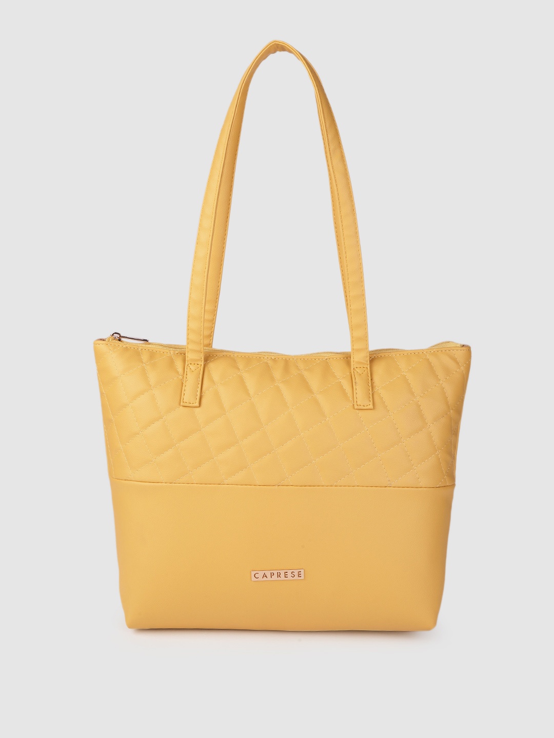 

Caprese Yellow Quilted Shoulder Bag
