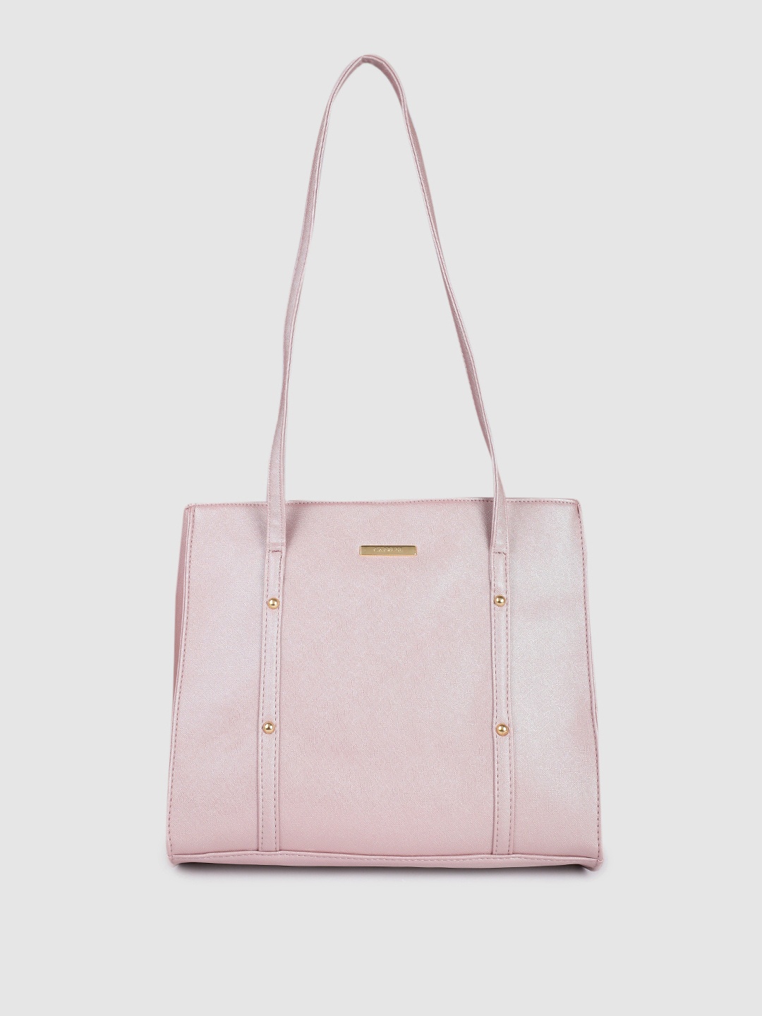 

Caprese Rose-Gold Structured Shoulder Bag