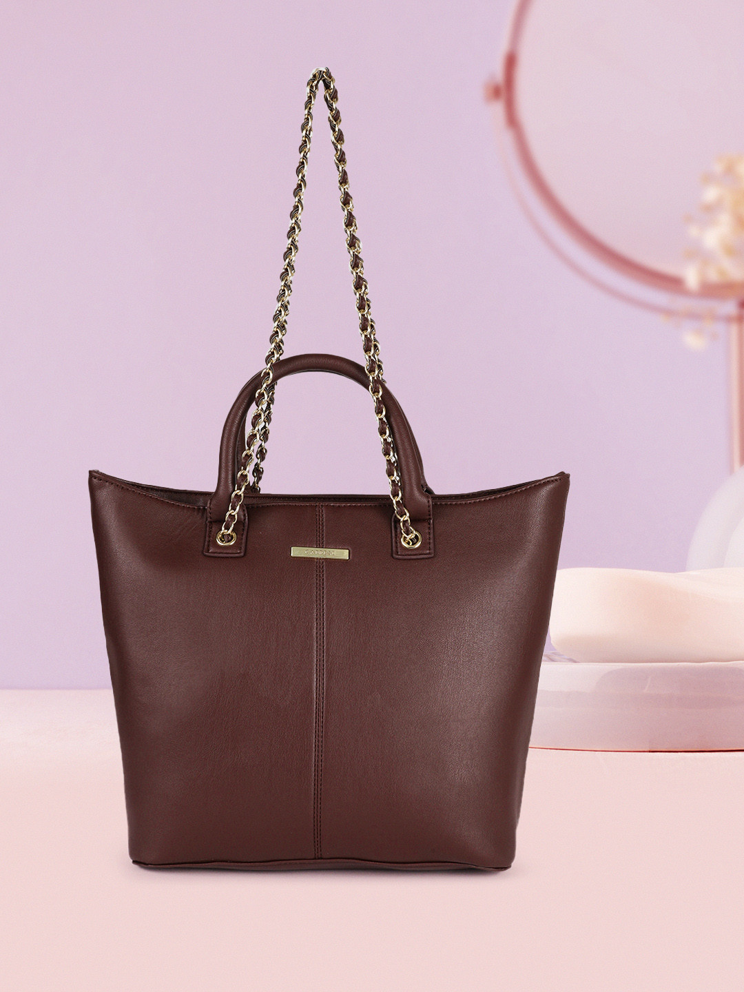 

Caprese Red Structured Shoulder Bag