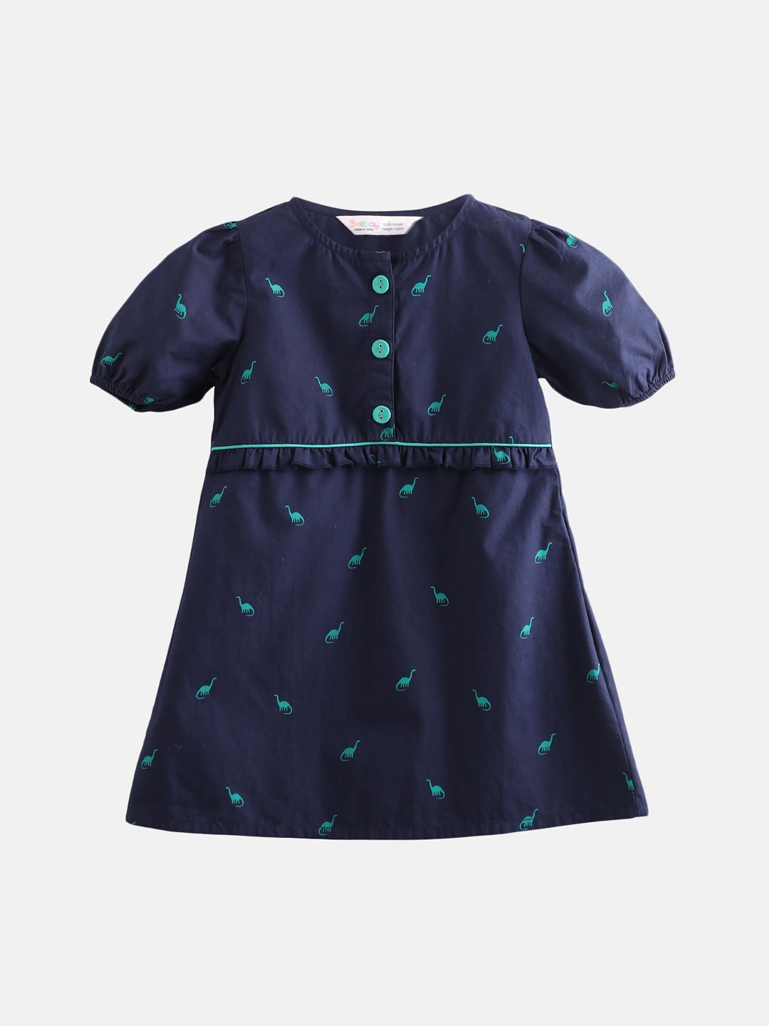 

Beebay Girls Navy Blue A-Line Dress