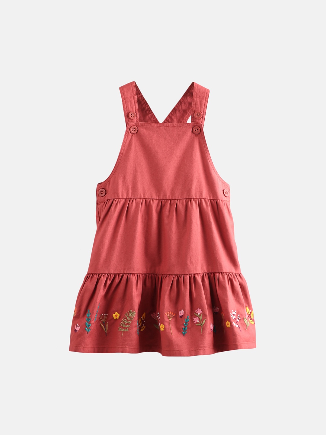 

Beebay Orange Pinafore Dress