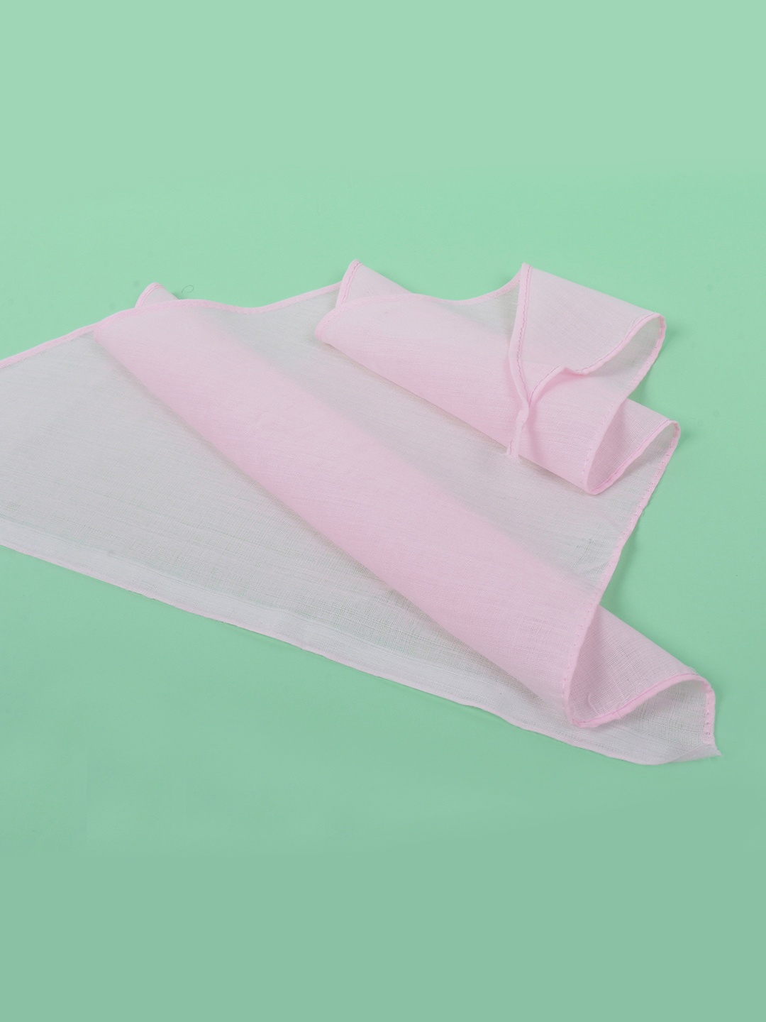 

POKORY Infants Pack of 10 Pink Solid Pure Cotton Nappy Cloth Diaper Langot