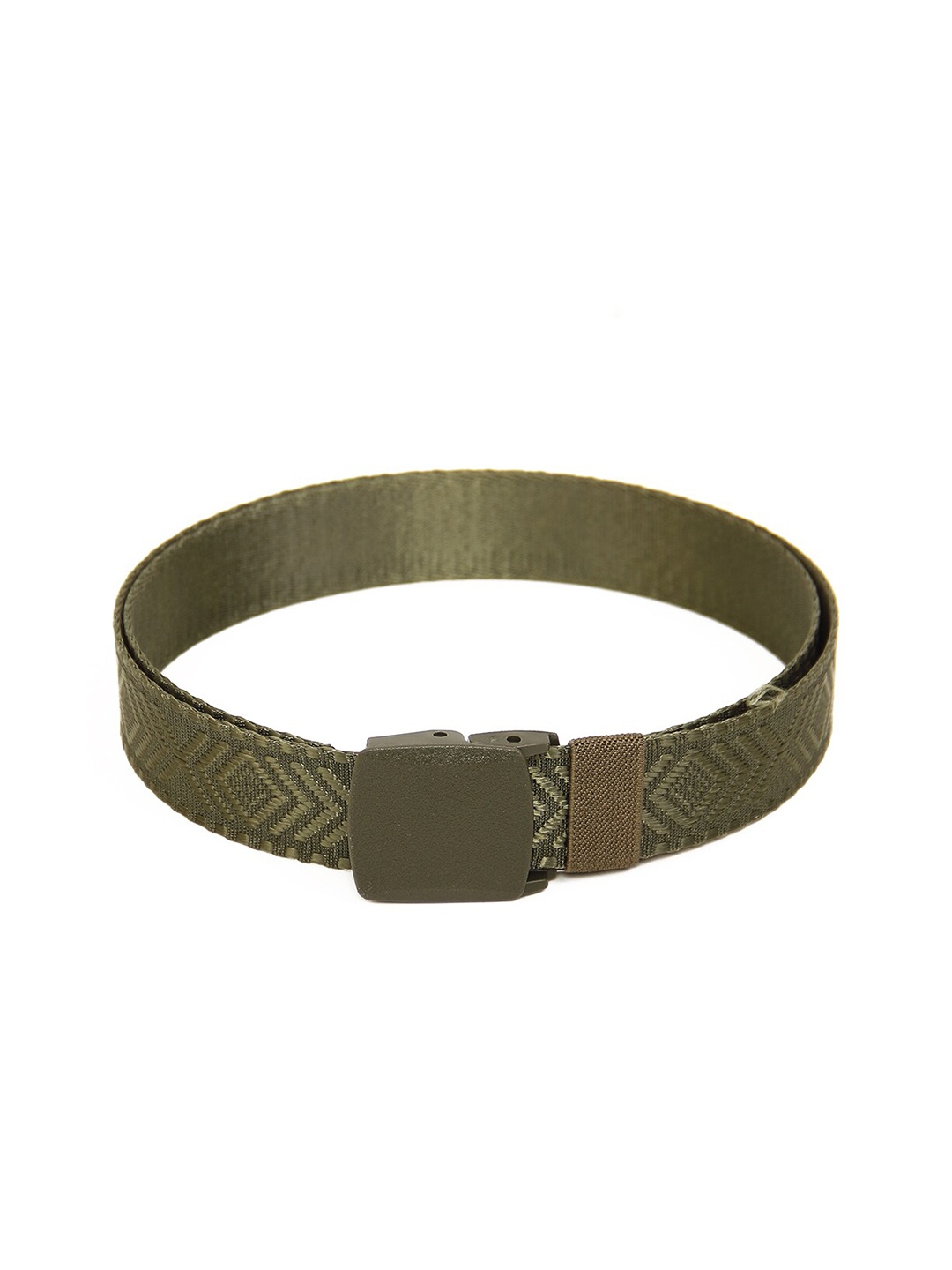 

Calvadoss Girls Green Polyestor Canvas Belt