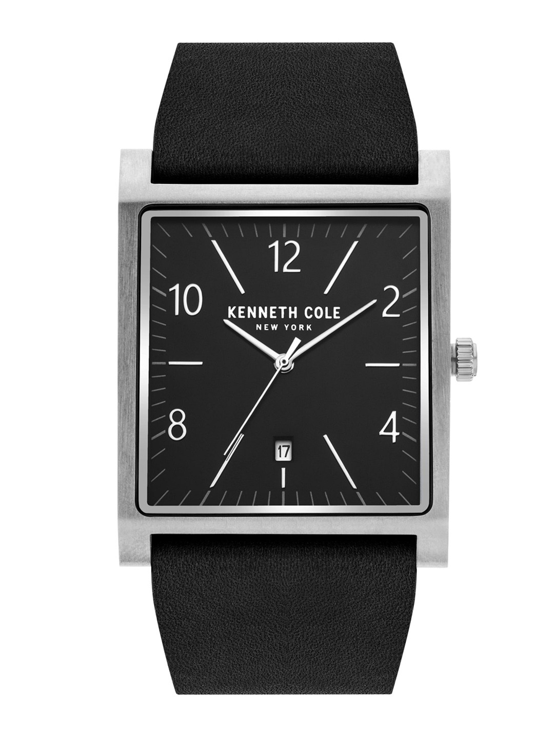 

Kenneth Cole Men Black Dial & Black Leather Straps Analogue Watch - KCWGB2104403MN
