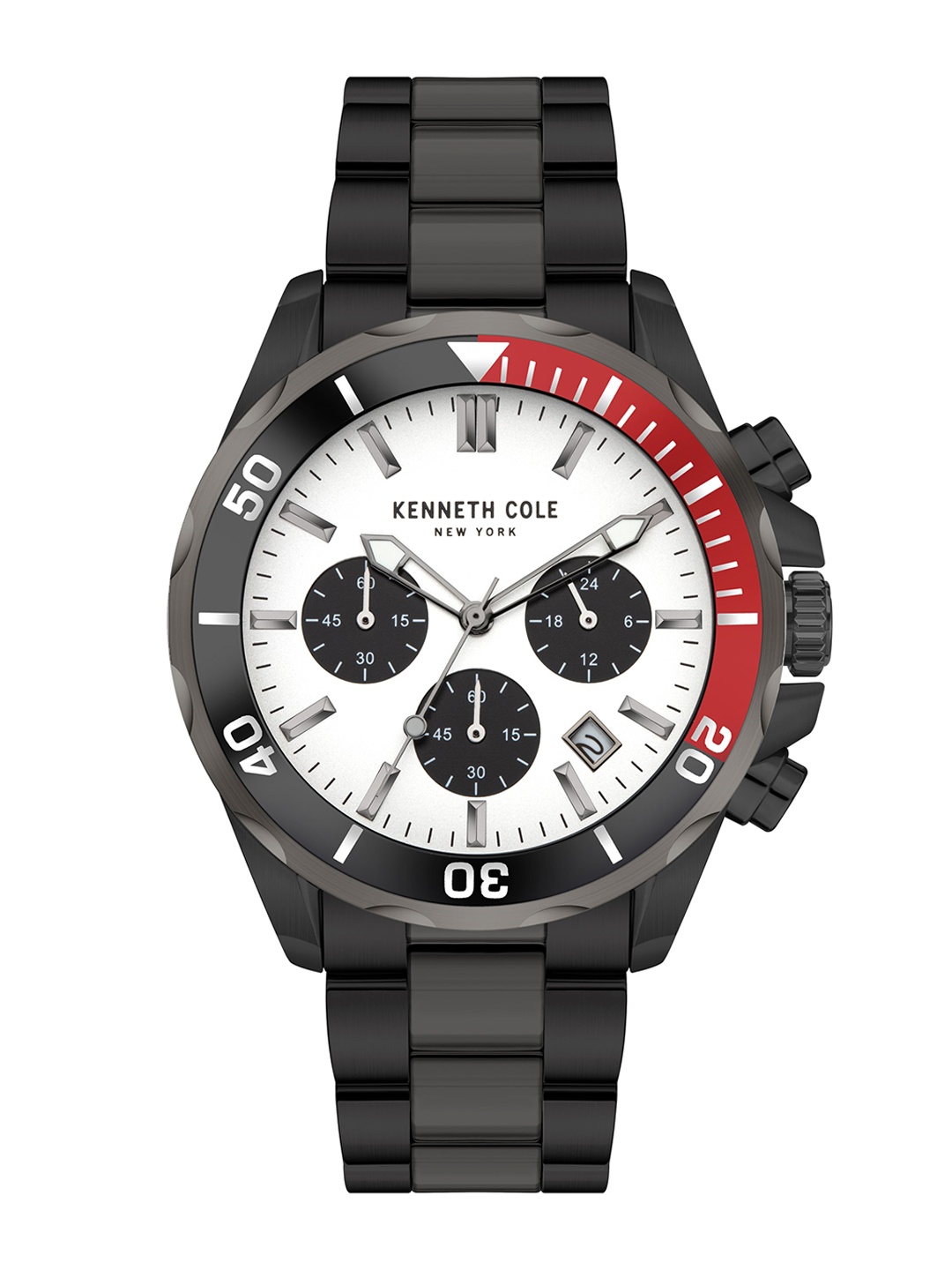 

Kenneth Cole Men Multicoloured Dial & Black Analogue Watch - KCWGI2105001MN, Multi