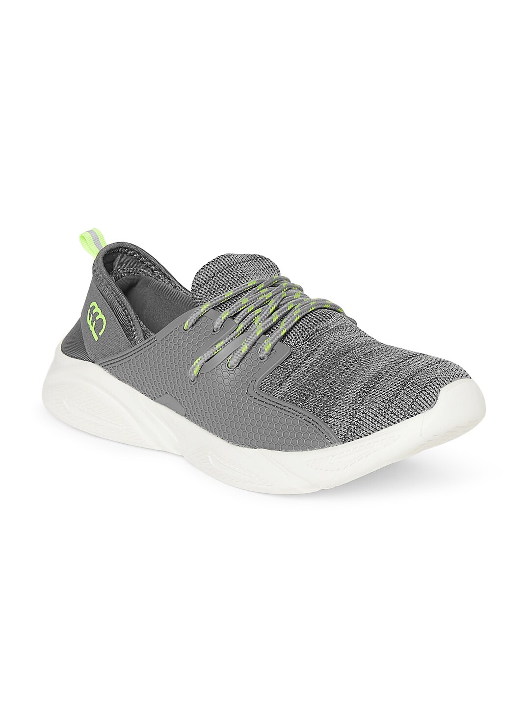 

Ajile by Pantaloons Men Grey Textile Regular Running Shoes