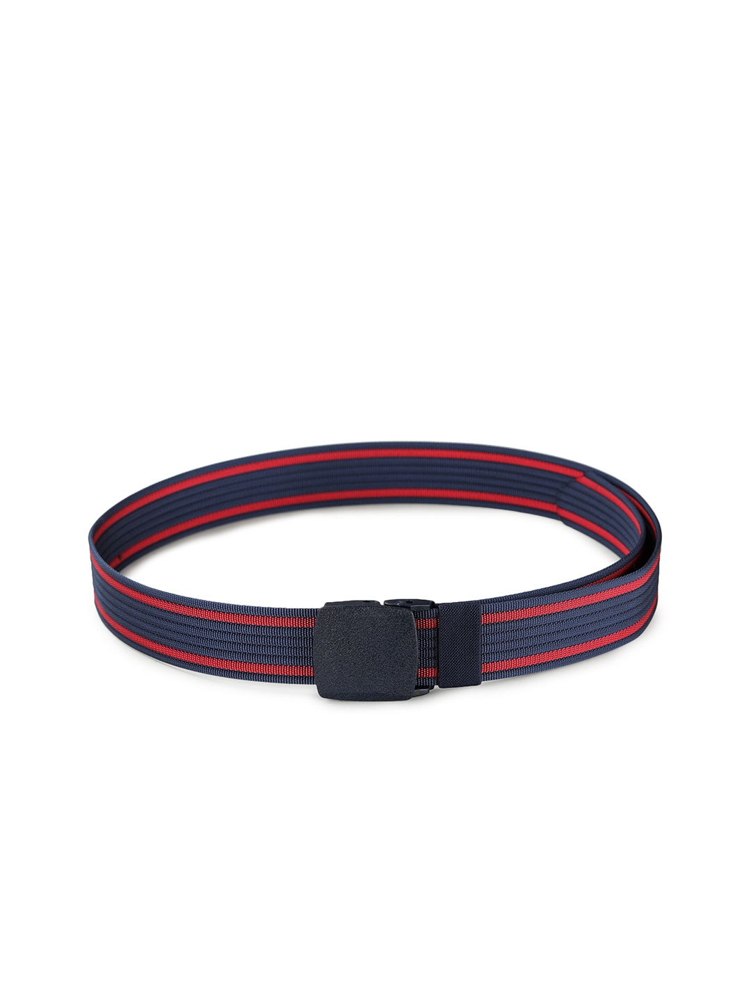 

Calvadoss Girls Navy Blue & Red Woven Designed Canvas Belt