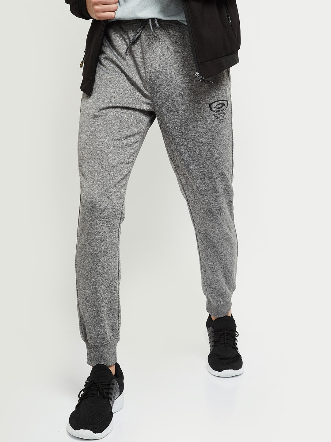 

max Men Grey Joggers Trousers