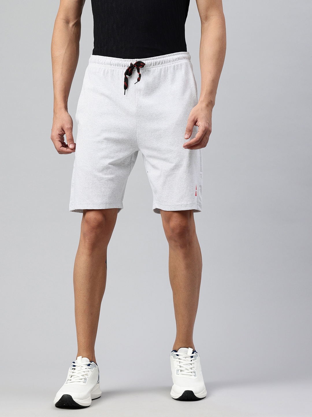 

ARDEUR Men Off White Cotton Regular Shorts