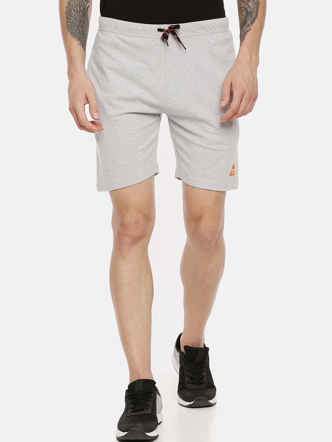 

ARDEUR Men Grey Regular Cotton Shorts
