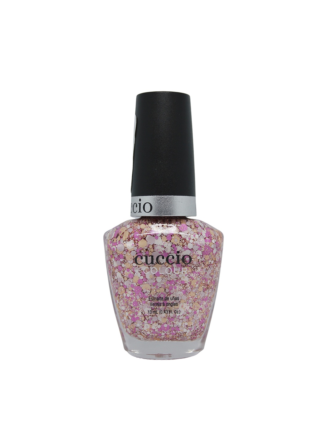 

Cuccio Multicolour Glitter Long Lasting Glossy Paraben Free Nail Polish, Multi