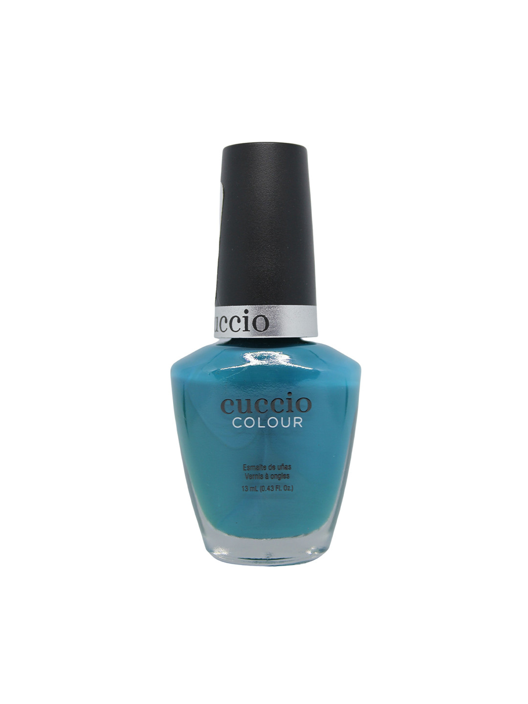 

Cuccio Colour Nail Polish-Muscle Beach 25-Free Formula 13 ml, Teal