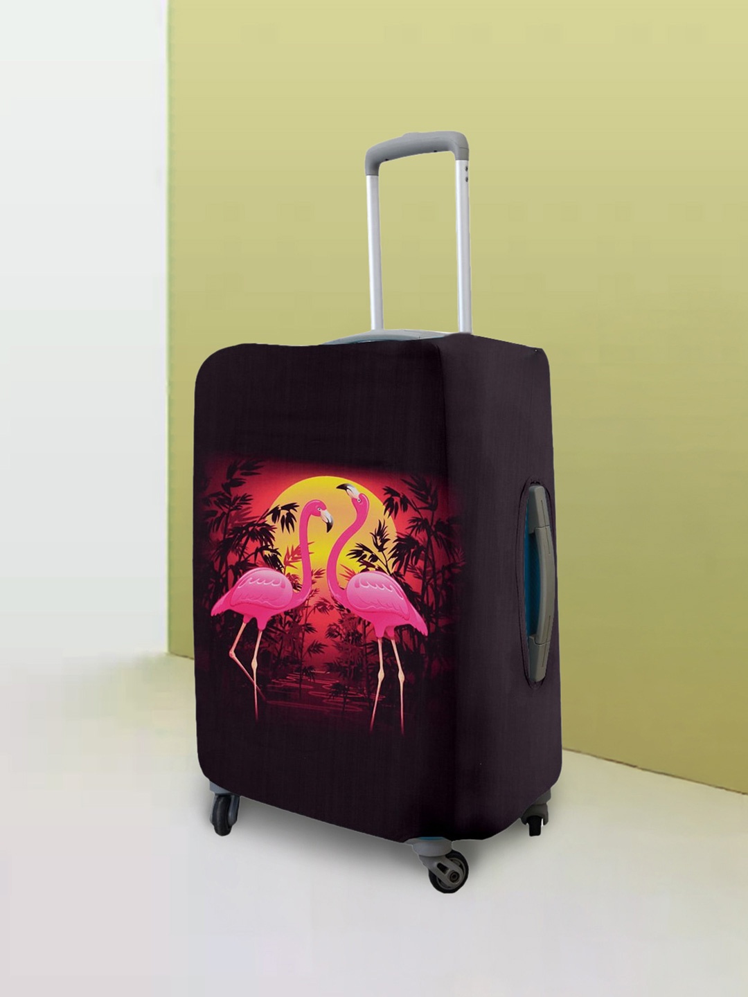 

Cortina Blue Printed Trolley Cover, Multi