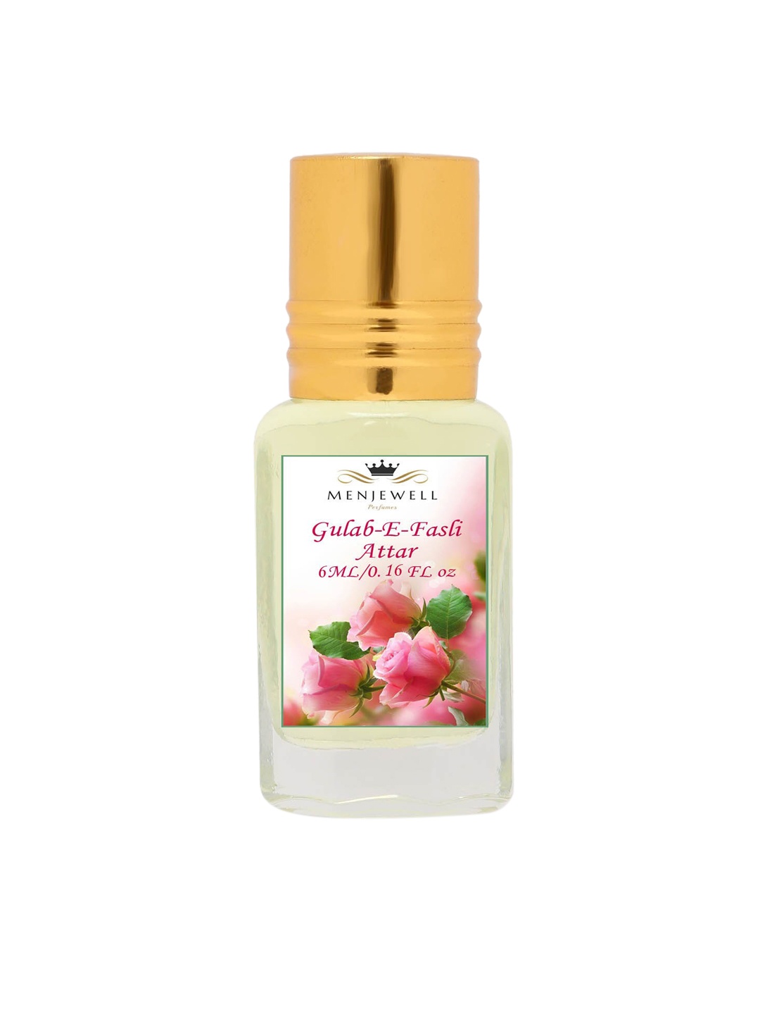 

Menjewell Unisex Fragrances Gulab-E-Fasli Long Lasting Perfume - 6 ml, Transparent