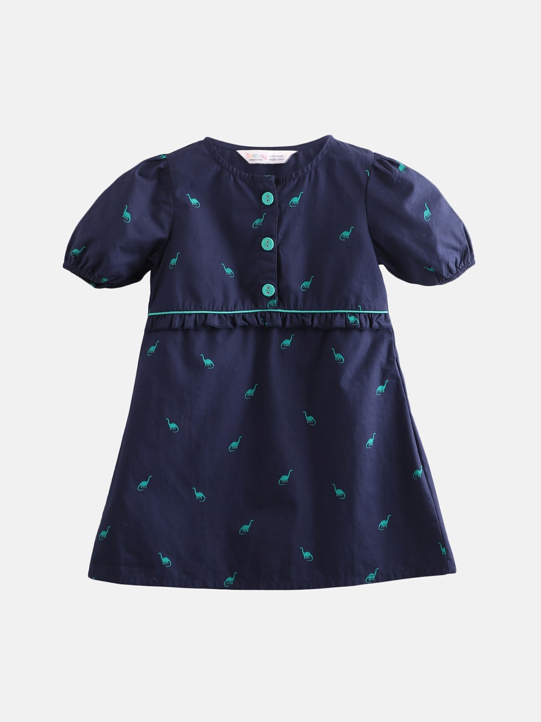 

Beebay Kids Girls Navy Blue A-Line Dress
