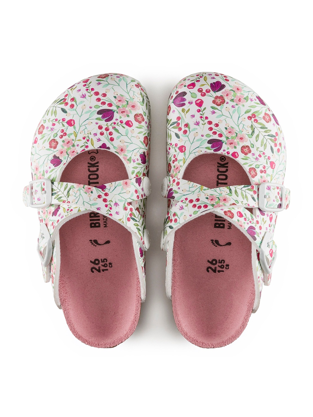 

Birkenstock Girls White Printed Espadrilles