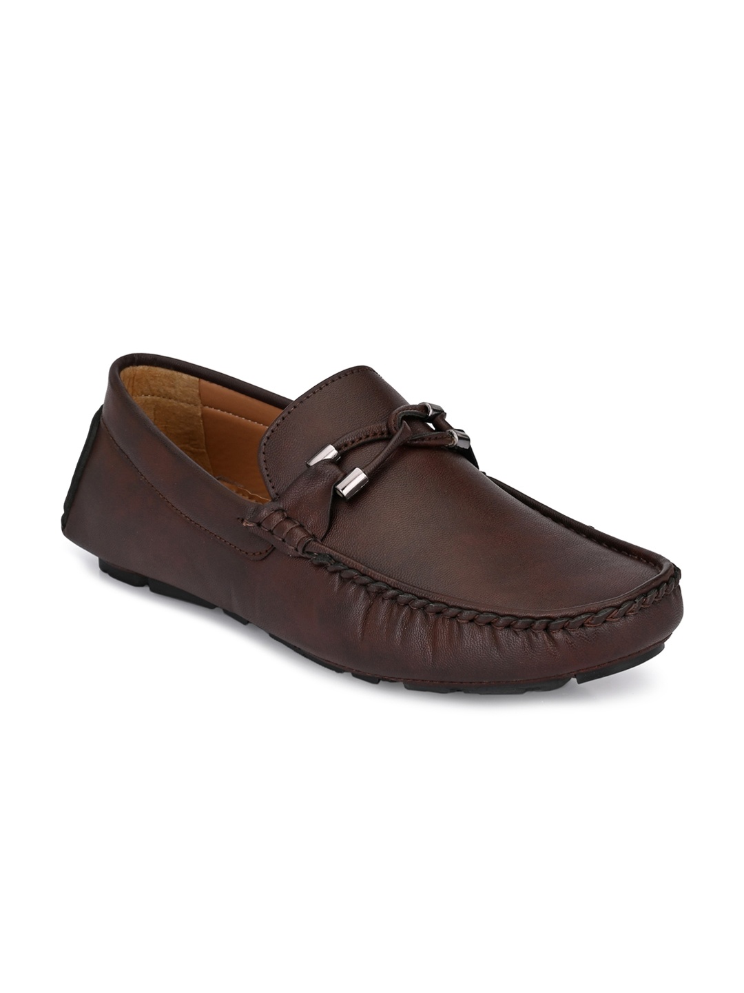 

Mast & Harbour Men Brown Driving Shoes