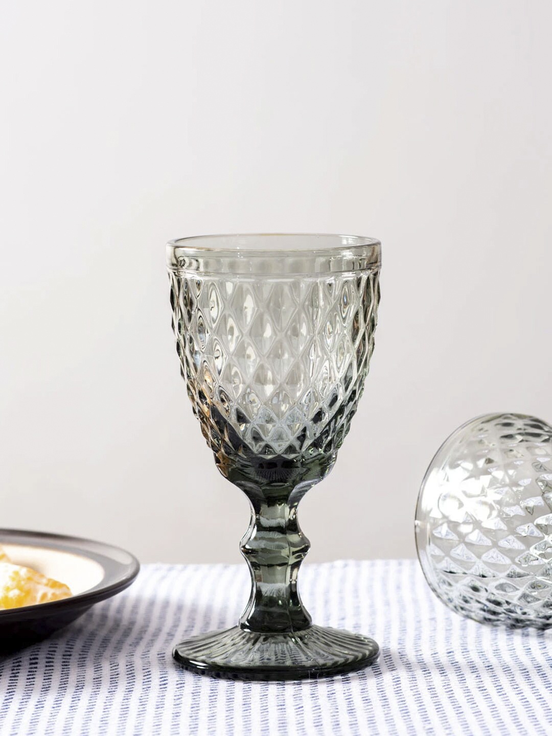 

THEDECORKART Set Of 2 Black Solid Beer Glass