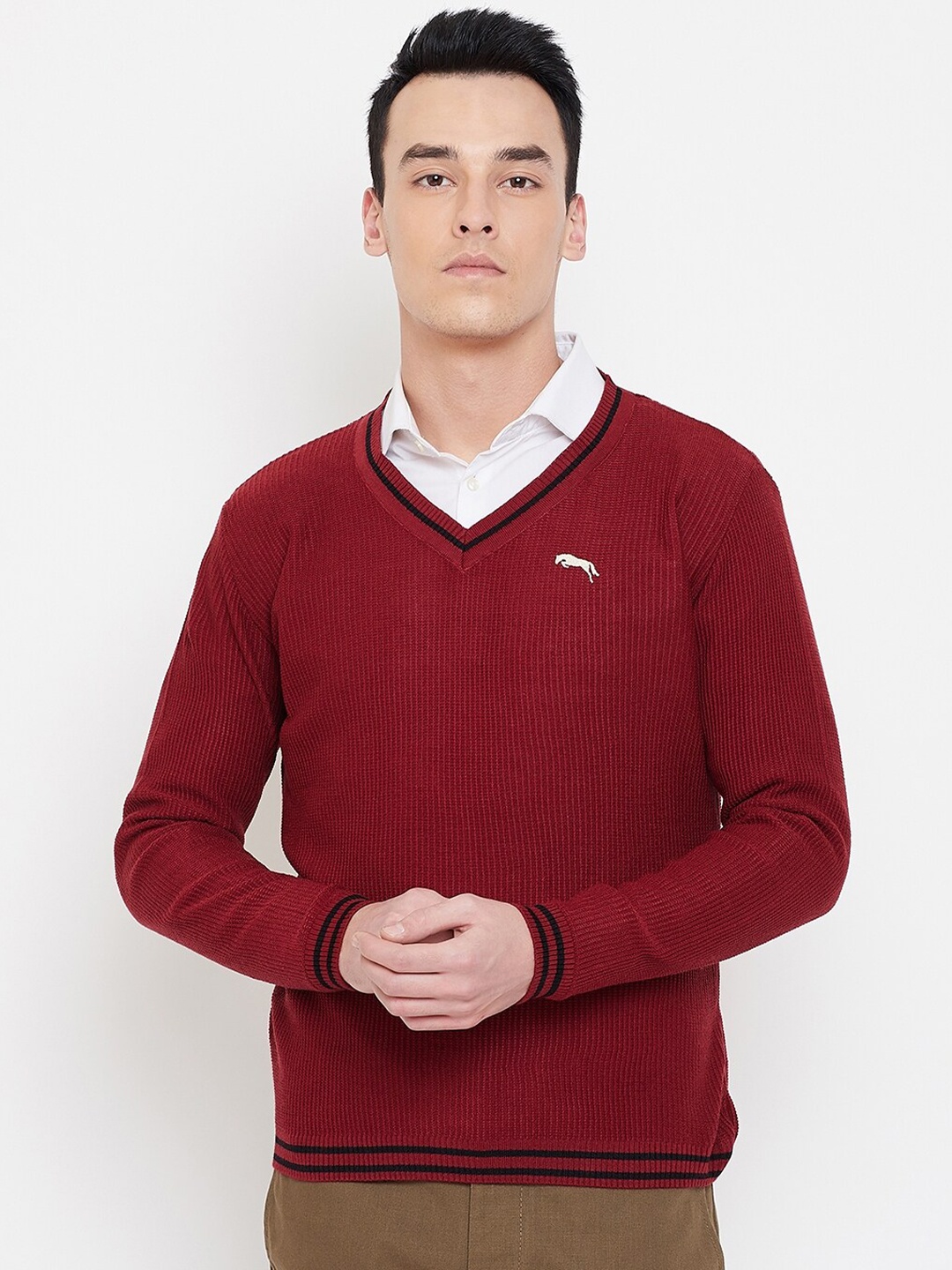 

JUMP USA Men Red Pullover
