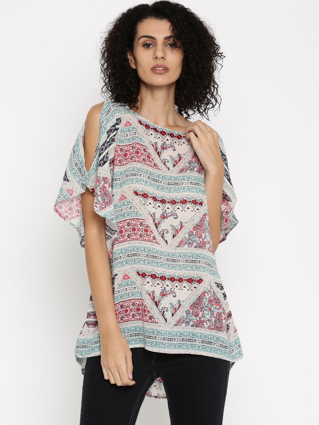 

Tokyo Talkies Women Multicoloured Printed Top, Multi