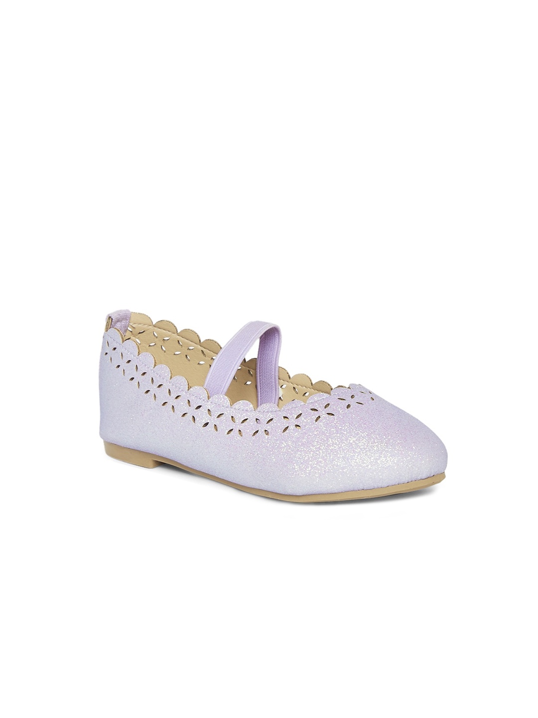 

Pantaloons Junior Girls Purple Ballerinas with Laser Cuts Flats