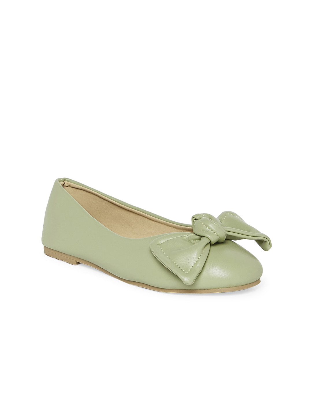 

Pantaloons Junior Girls Green Ballerinas with Bows