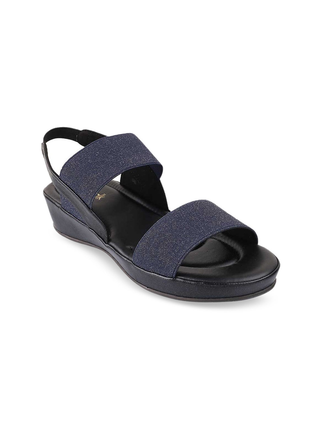 

Catwalk Blue Solid Comfort Sandals Heels