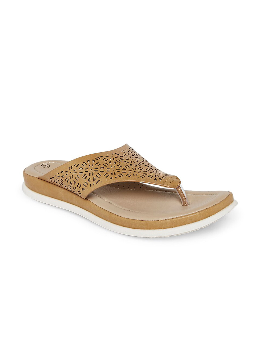 

Forever Glam by Pantaloons Women Mustard T-Strap Flats