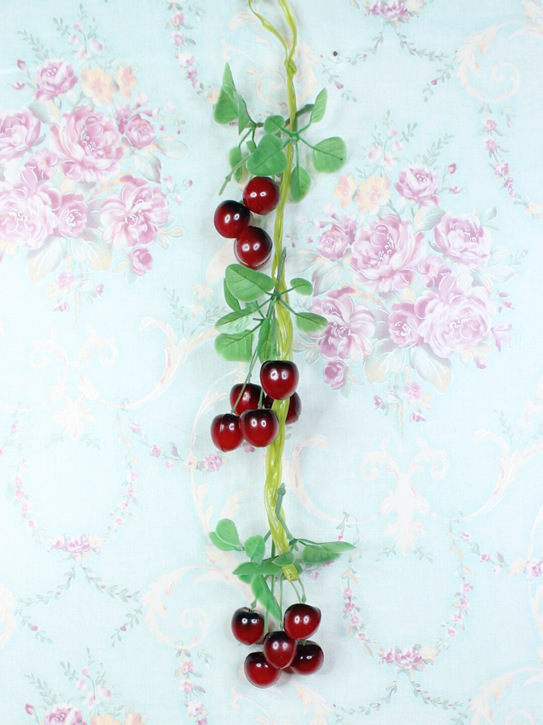 

Wonderland Red & Green Artificial Cherry Fruit String