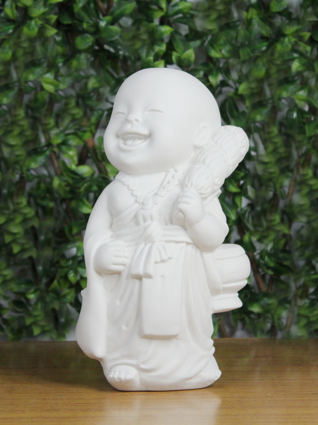 

Wonderland White Baby Monk Standing Garden Accessory