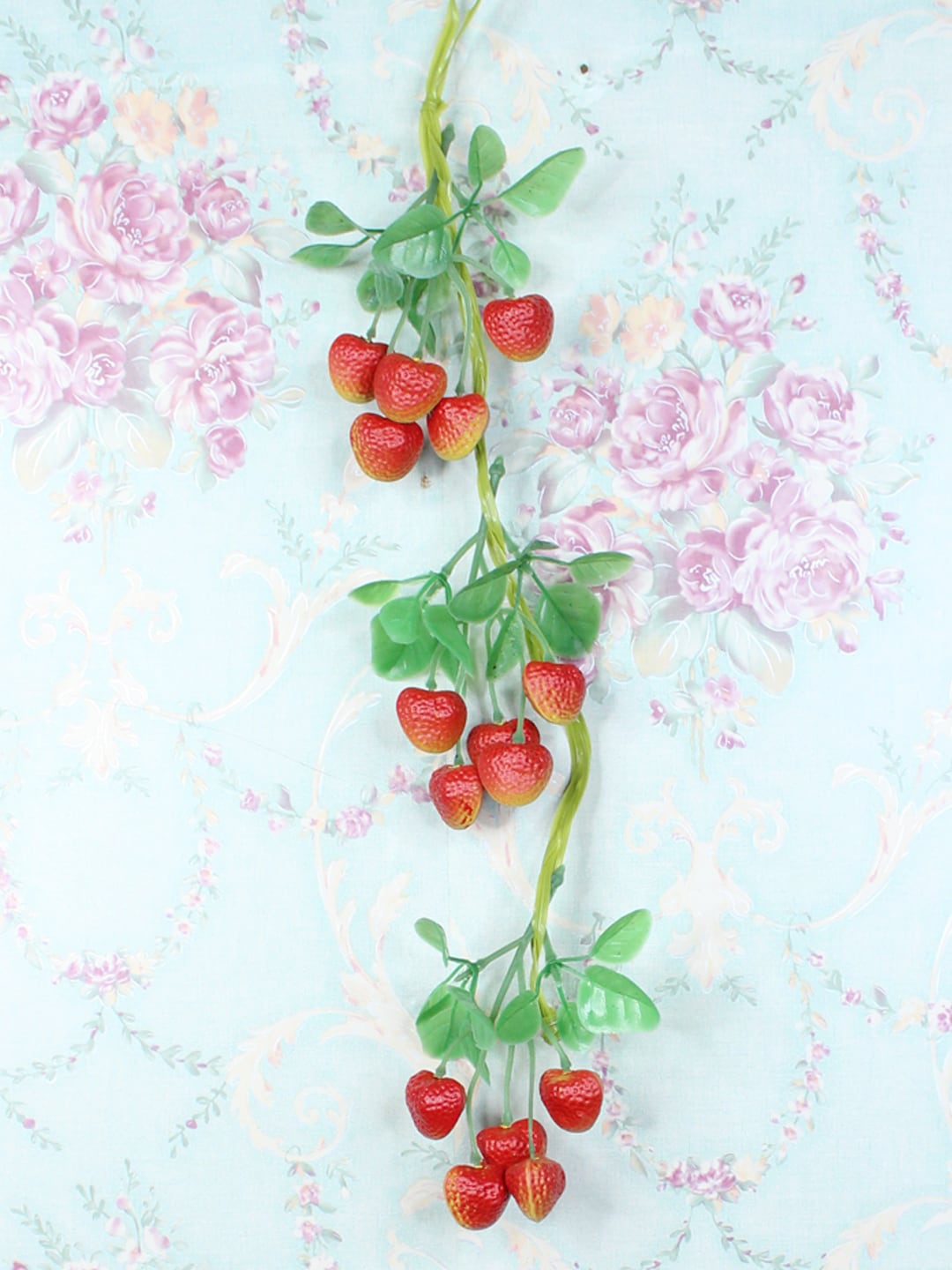 

Wonderland Red & Green Artificial Strawberry Fruit String