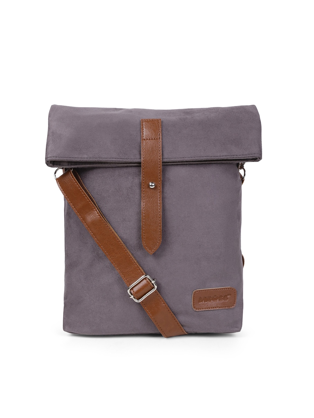 

MBOSS Unisex Grey Messenger Bag