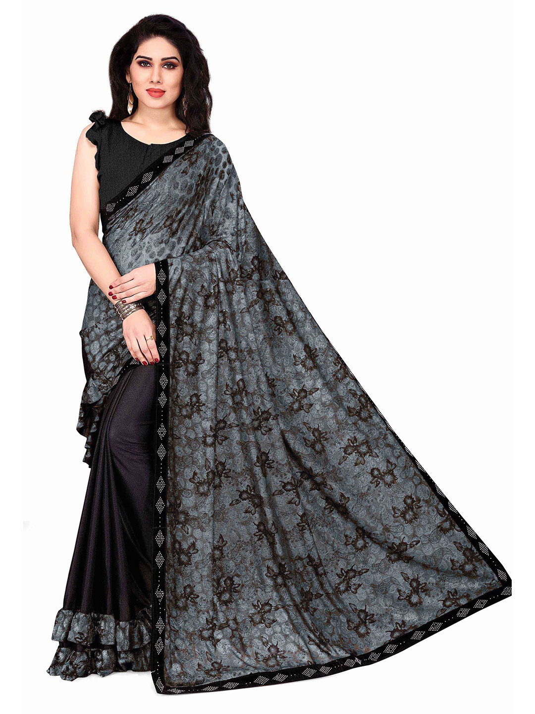

KALINI Women Grey Embellished
