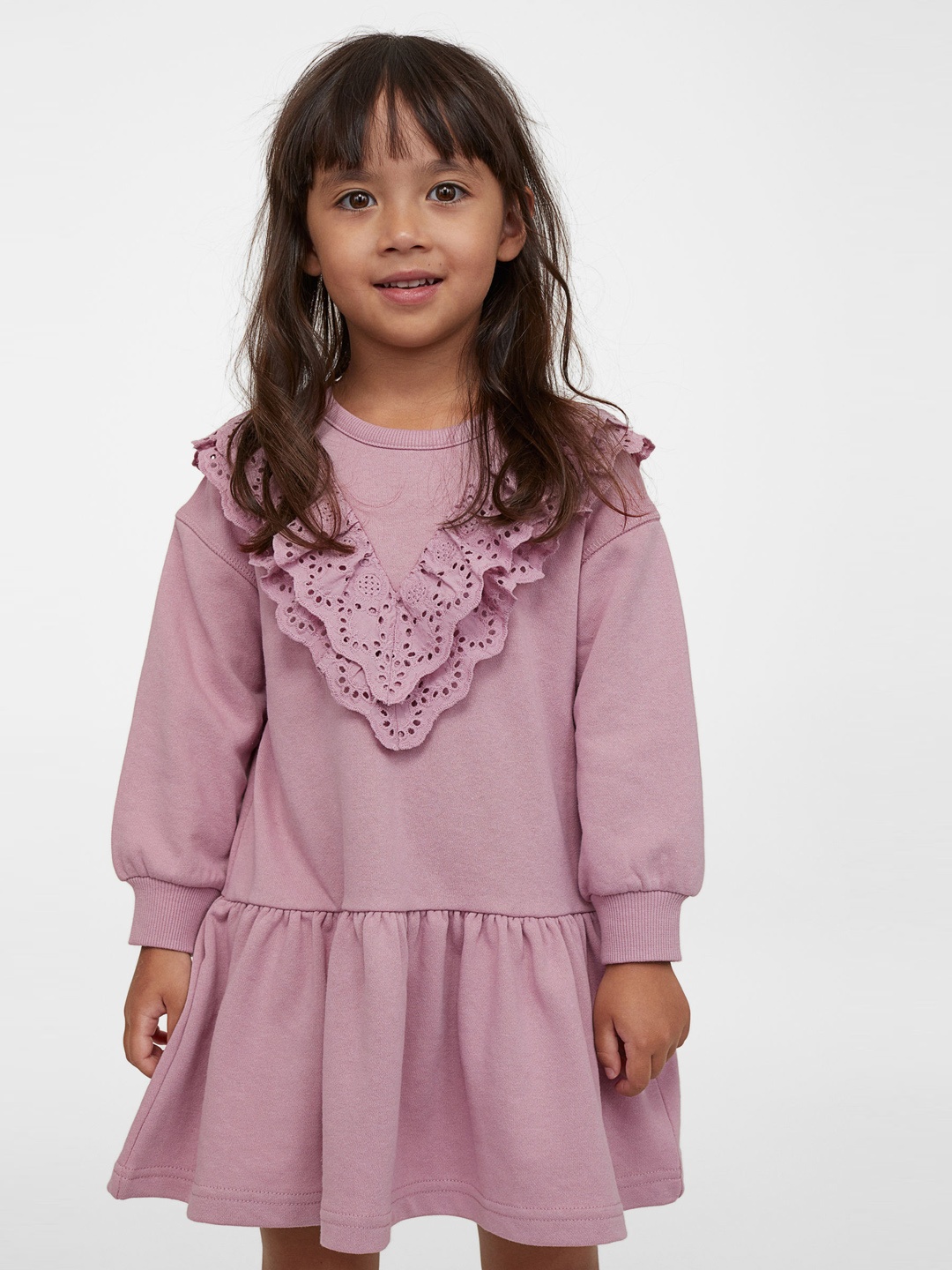 

H&M Girls Pink Sweatshirt Dress