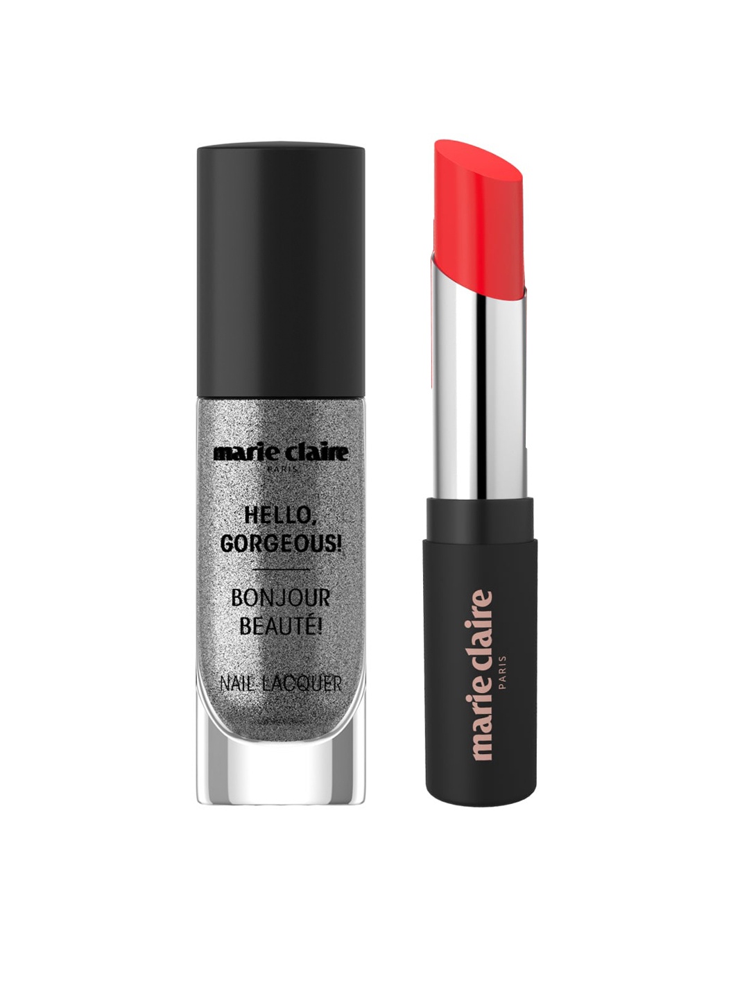 

Marie Claire Set of My Match Lipstick & Nail Lacquer, Red