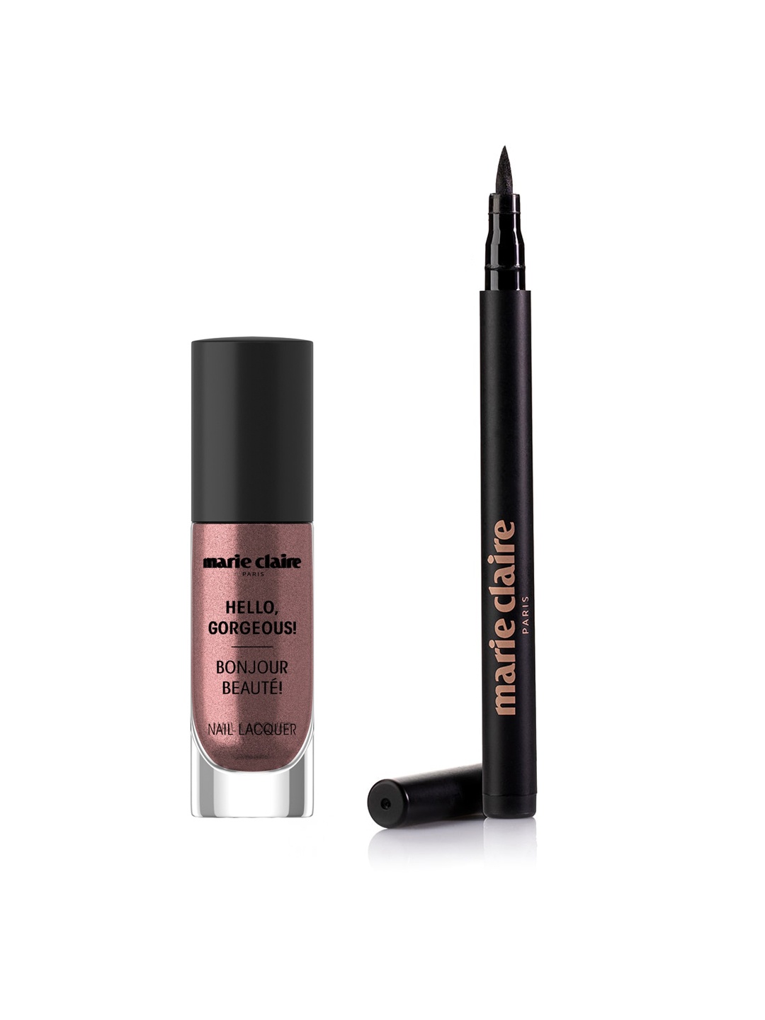 

Marie Claire Sketch Eyeliner & Nail Lacquer, Black