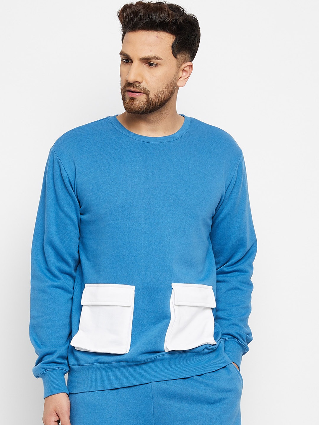

FUGAZEE Men Blue Sweatshirt