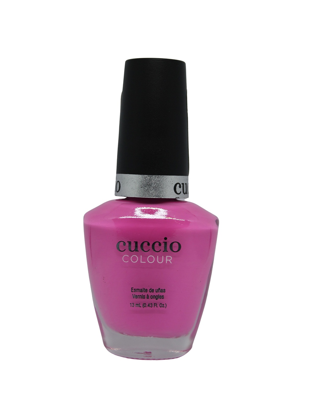 

Cuccio Colour Long Lasting Glossy Nail Polish - Take on Me 25 Free Formula 13 ml, Magenta