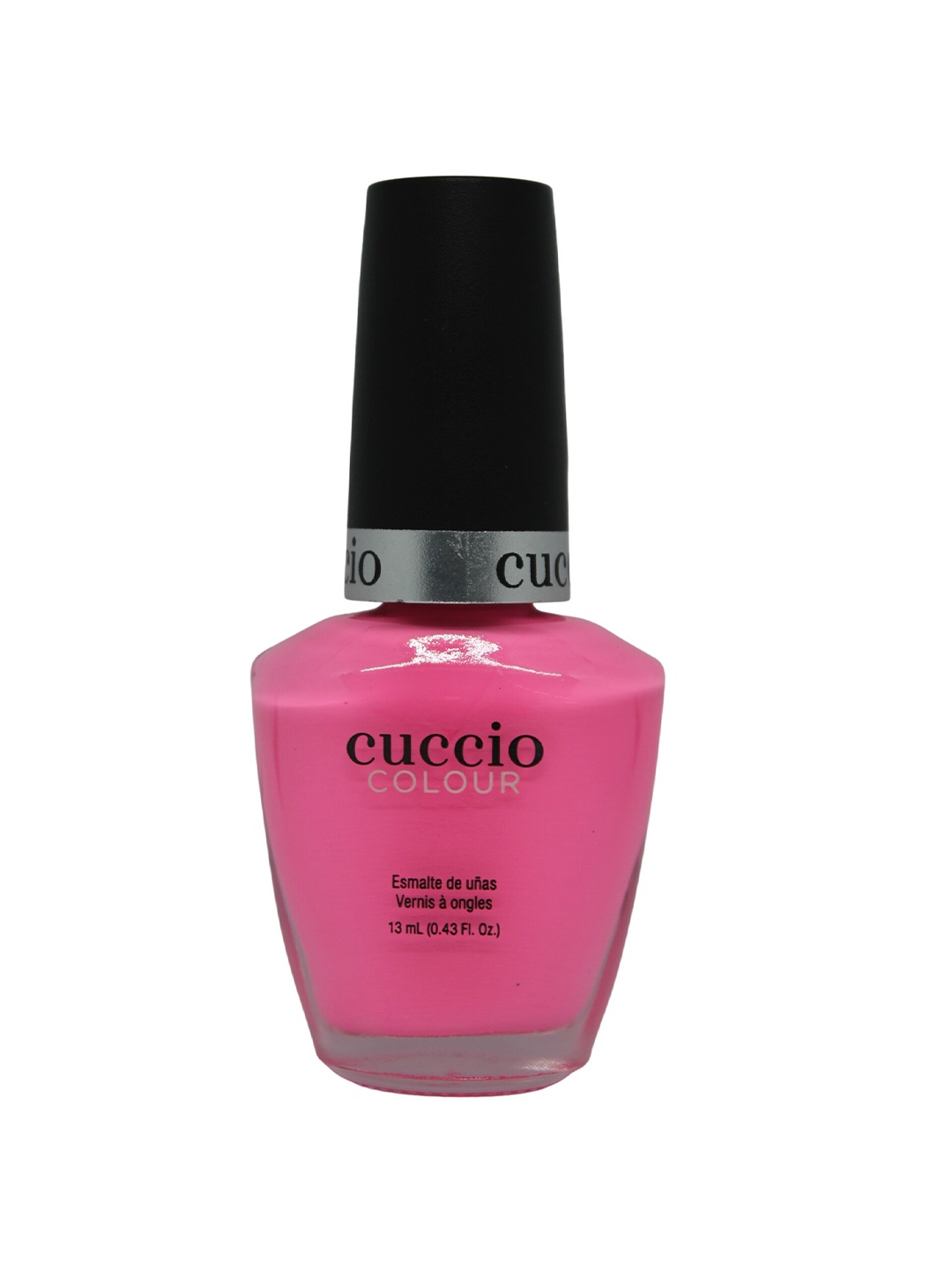 

Cuccio Colour Long Lasting Glossy Nail Polish - Dragonfruit Sorbet 25 Free Formula 13 ml, Pink